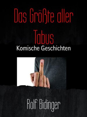 cover image of Das Größte aller Tabus